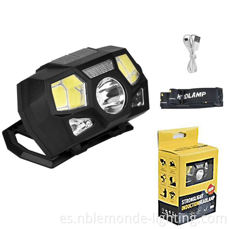Waterproof LED Head Torch with Motion Detection